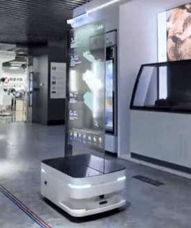 Advertising screen robot2