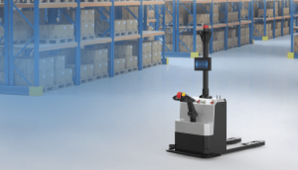 autonomous forklift can follow human