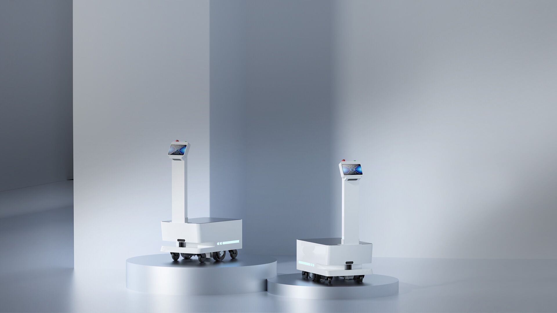Big Dog Delivery Robot in warehouse environment