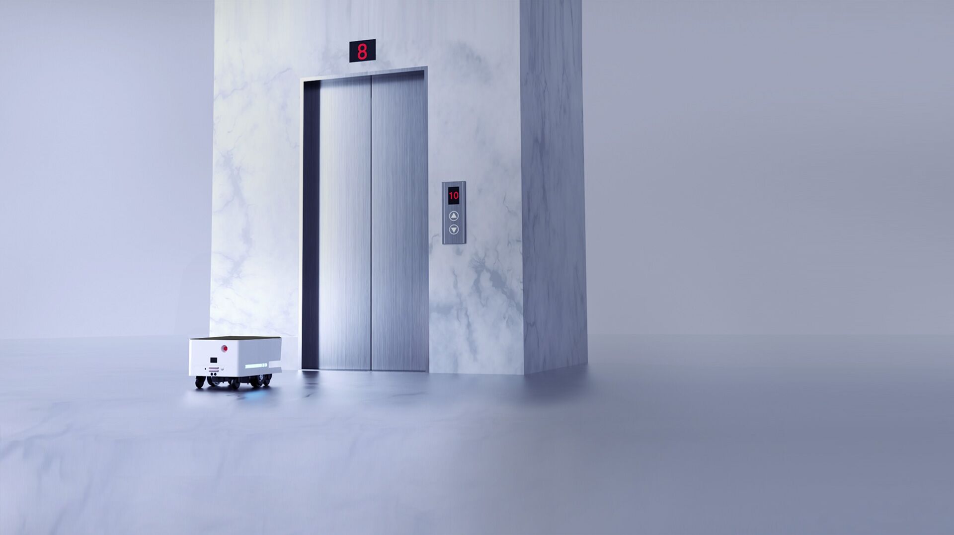 Autonomous elevator integration for multi-floor operation