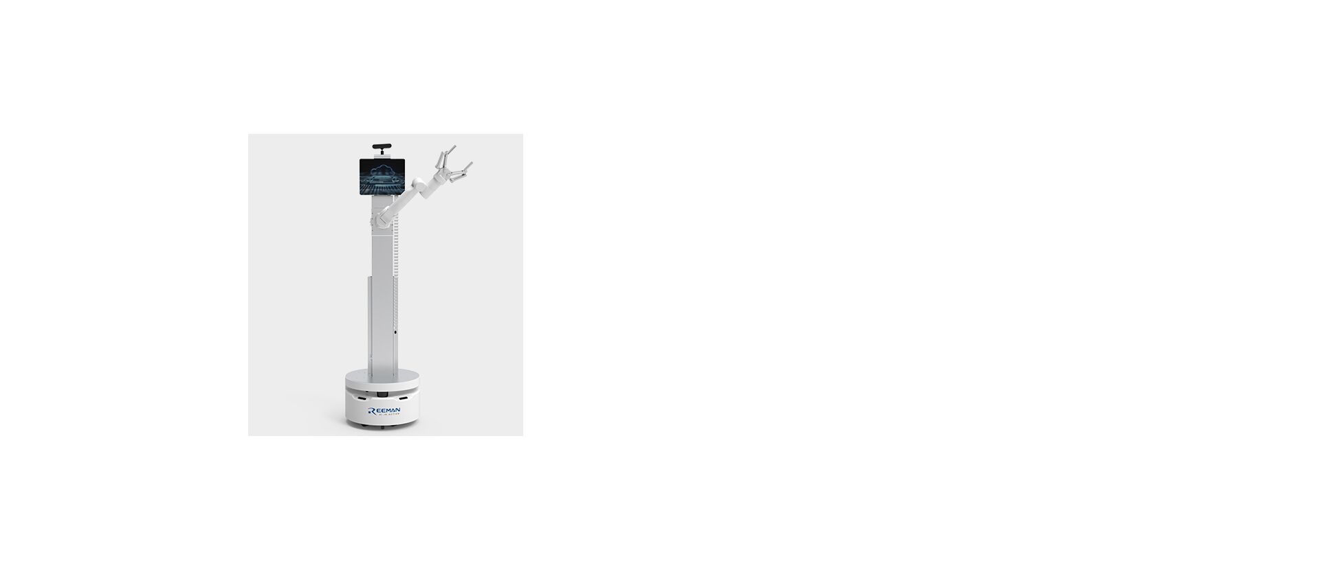 BlazeBot Robot Arm features showcase background