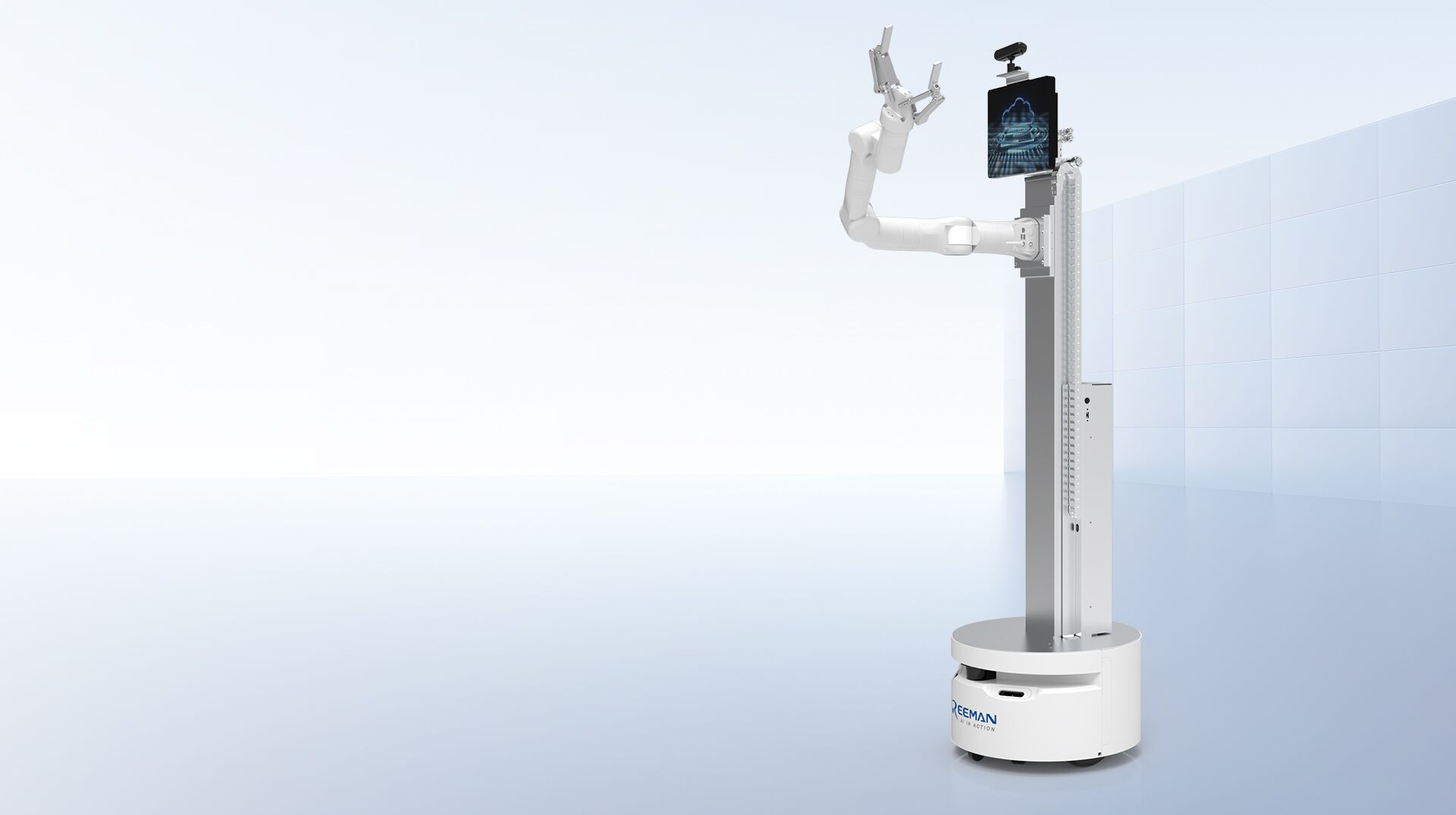 BlazeBot Robot Arm intelligent obstacle avoidance with 3D cameras and laser radar