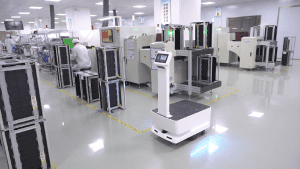 Handling robot at Dongguan PCB factory