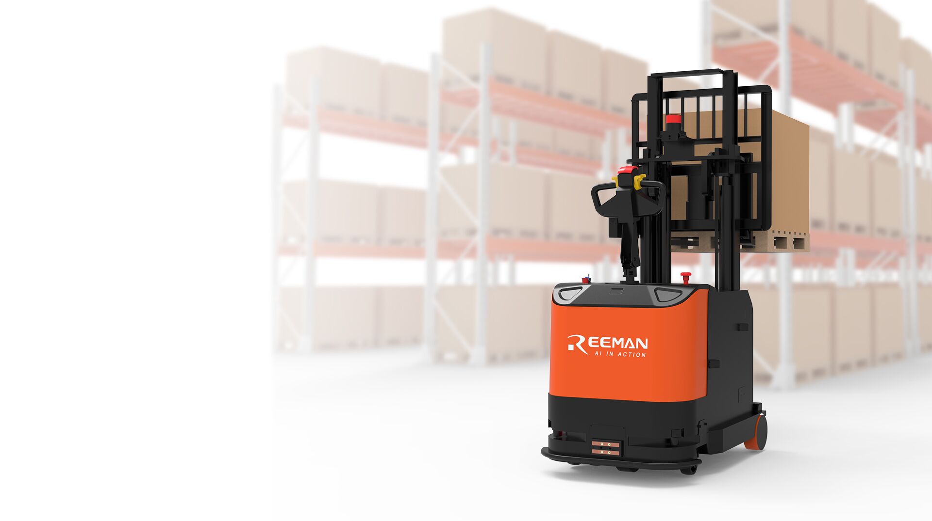 HAMMER 2.0 counterbalanced autonomous forklift in operation