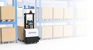 World's narrowest mini autonomous forklift from Reeman Robotics