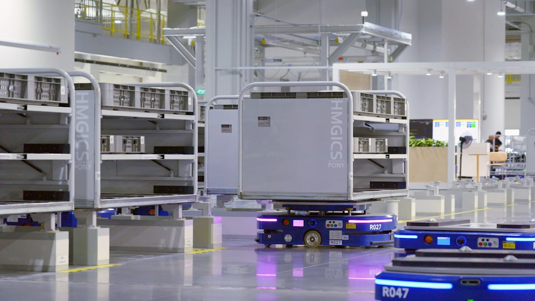 Reeman autonomous robots operating in modern electronics manufacturing facility